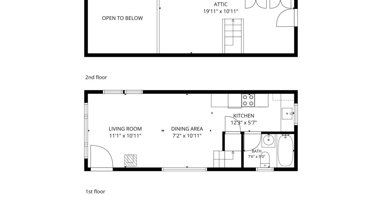 1-Floor Plan 5010 Old Hwy 99 ADU